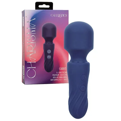 calexotics charm 55 compact silicone wand massager