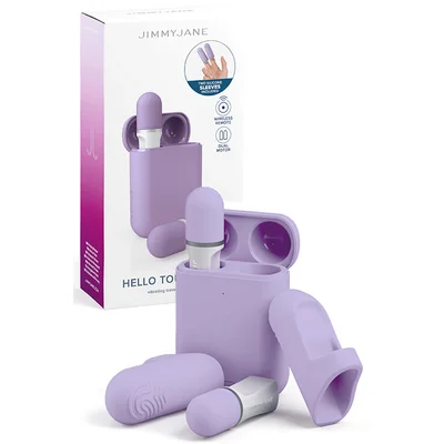 jimmyjane hello touch pro 24 finger vibrator with travel case