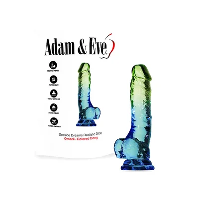 adam and eve seaside dreams 75 realistic ombre dildo with suction cup base
