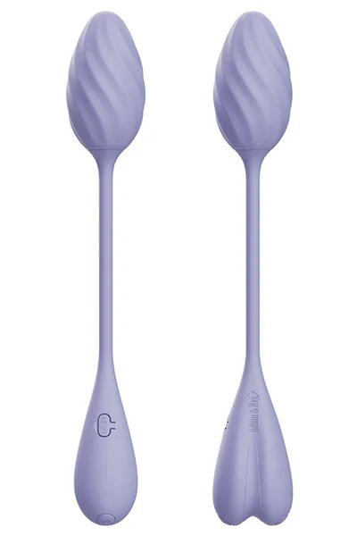 Adam and Eve Spiral Love Wearable 10" Vibrating Egg with Remote Control — image 2 of 4
