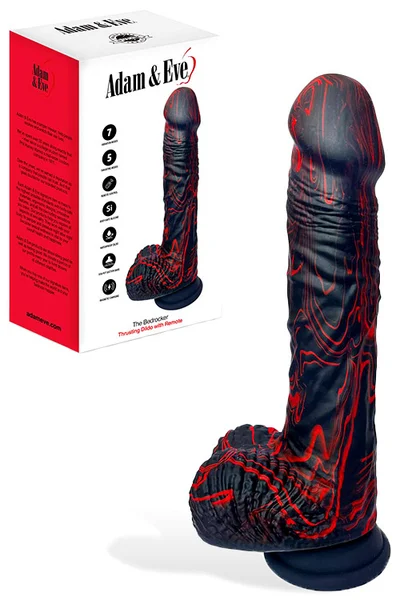 Adam and Eve The Bedrocker 8.9" Gyrating & Thrusting Vibrating Dildo with Remote Control — image 7 of 9