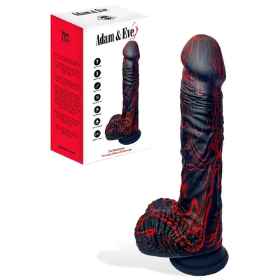 adam and eve the bedrocker 89 gyrating thrusting vibrating dildo with remote control