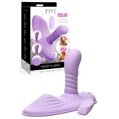inmi thrust n grind 93 remote controlled grinder pad with thrusting dildo