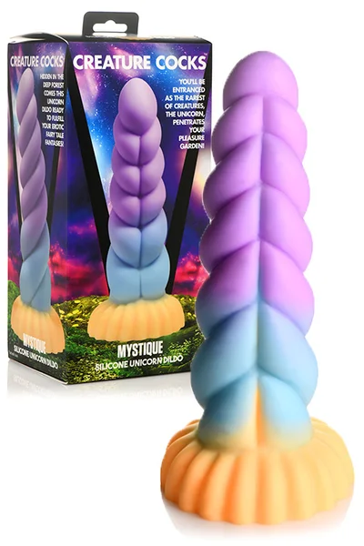 Creature Cocks Mystique 8.3" Silicone Unicorn Monster Dildo — image 6 of 15
