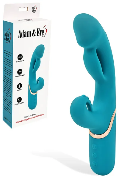 Adam and Eve Sirens Embrace 9.5" Inflatable KegelFlex Dual Stimulator — image 13 of 18
