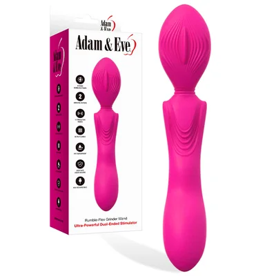adam and eve rumble flex dual ended 94 grinder wand vibrator