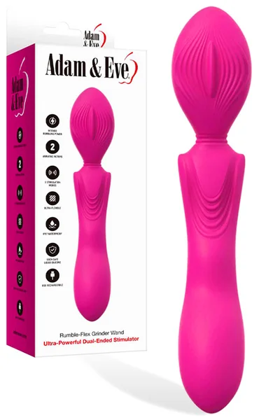 Adam and Eve Rumble Flex Dual Ended 9.4" Grinder & Wand Vibrator — image 13 of 18