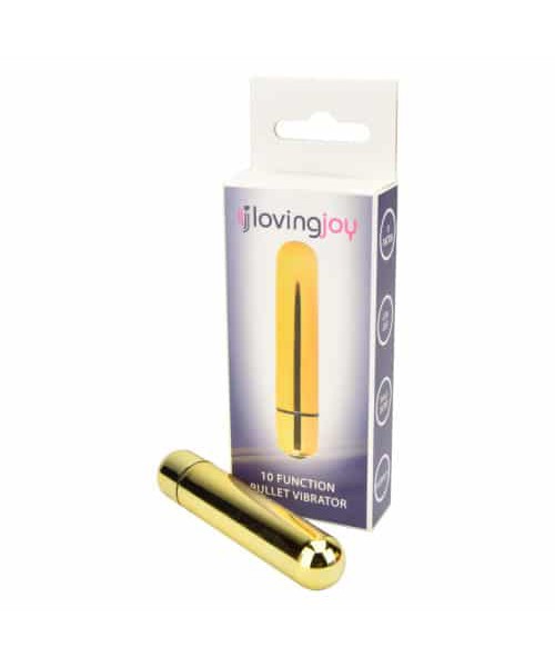 Loving Joy 10 Function Gold Bullet Vibrator