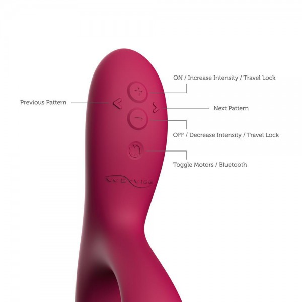 We-Vibe Nova 8.5" Silicone Rabbit Vibrator With App
