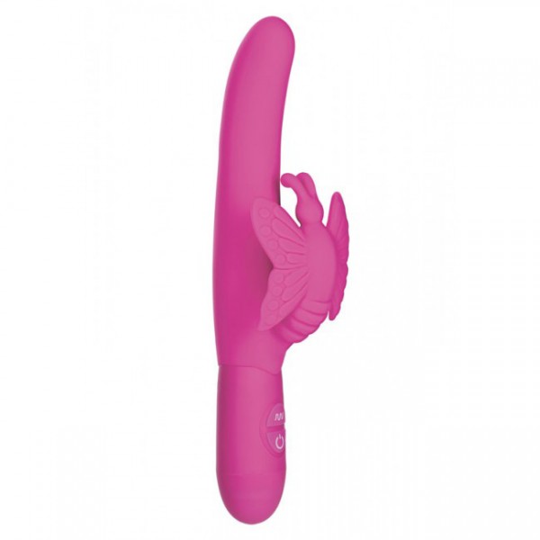 Posh 10-Function Silicone Fluttering Butterfly - Pink