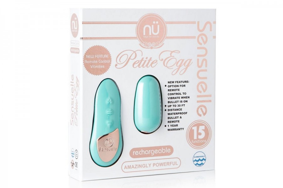 Sensuelle Rechargeable Remote Control 15 Function Petite Egg