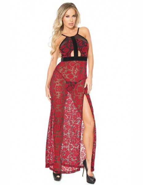 Coquette Damask Gown