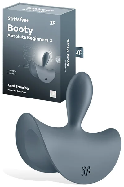 Satisfyer Booty Absolute Beginners 2 3" Vibrating Butt Plug — image 5 of 8