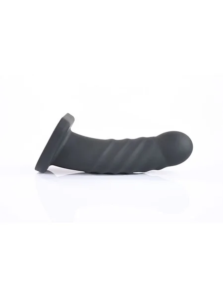 Merge - Banx Ribbed Hollow Dildo (Black) — image 2 of 2
