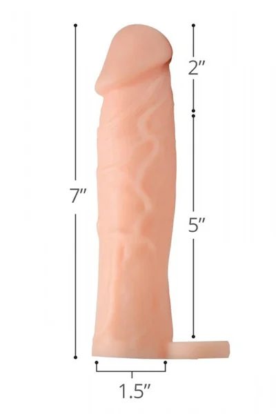 Size Matters Realistic Silicone Penis Extension with 2" Tip — image 13 of 15