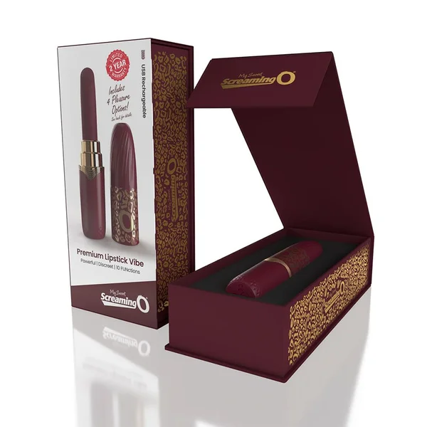 My Secret Screaming O - Premium Vibrating Lipstick (Merlot) — image 3 of 3
