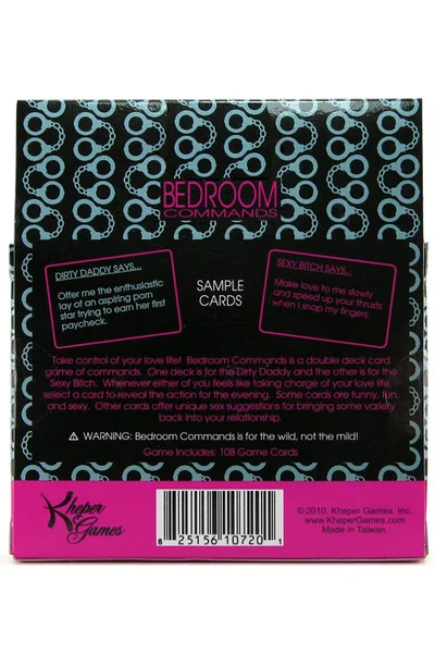 Kheper Games Bedroom Commands Couple's Card Game — image 4 of 4