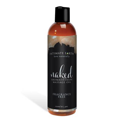 Intimate Earth Aromatherapy Massage Oil Fragrance Free 120ml