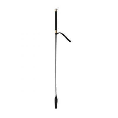 Black Riding Crop with Fibre Glass Rod