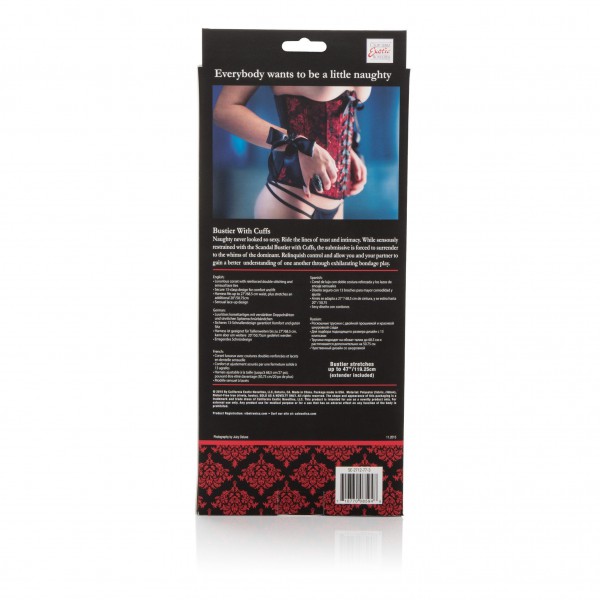 Scandal Bustier with Cuffs