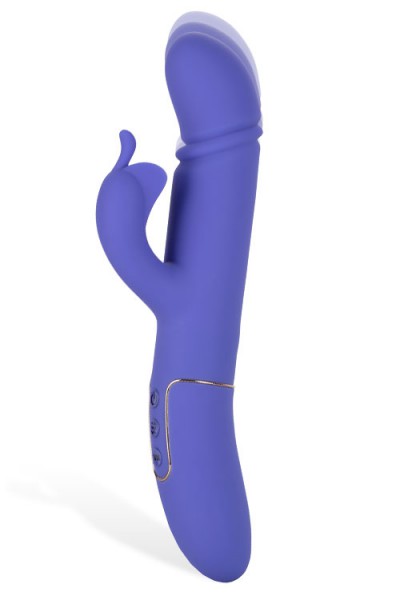 California Exotic Shameless Seducer Thrusting 10" Silicone Rabbit Vibrator