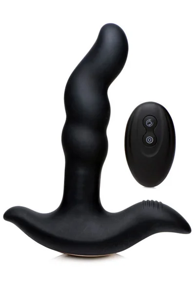 Prostatic Play 6.75" Curved Rotating Prostate Massager with Remote — image 11 of 15