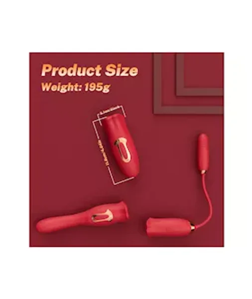 Ruby Lips Biting Vibrator — image 4 of 5