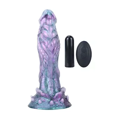 inquiring alien vibrating fantasy dildo