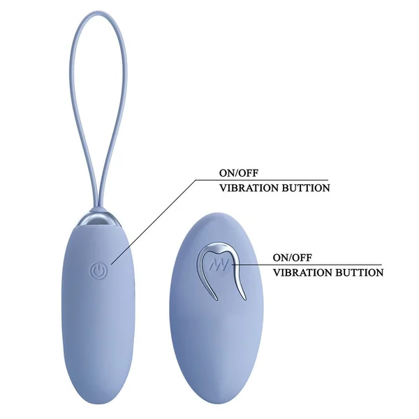Party Up - Ivan Vibrating Egg with Remote (Purple) — image 5 of 5
