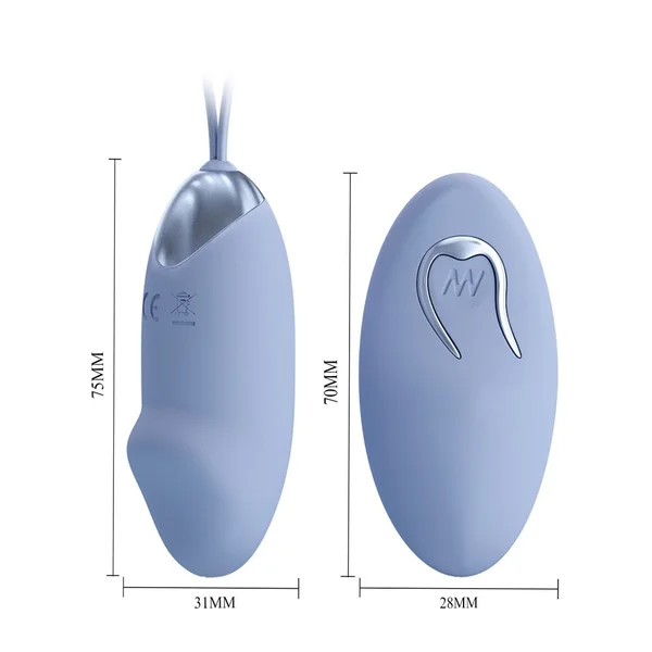 Party Up - Ivan Vibrating Egg with Remote (Purple) — image 4 of 5