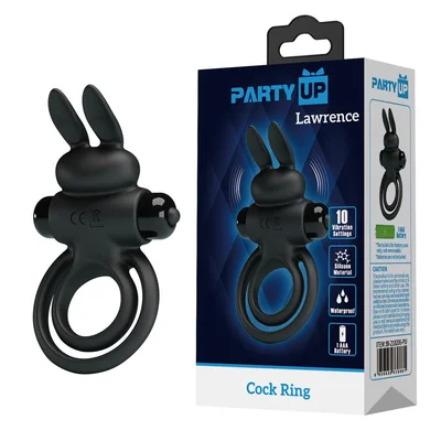party up lawrence vibrating cock ring
