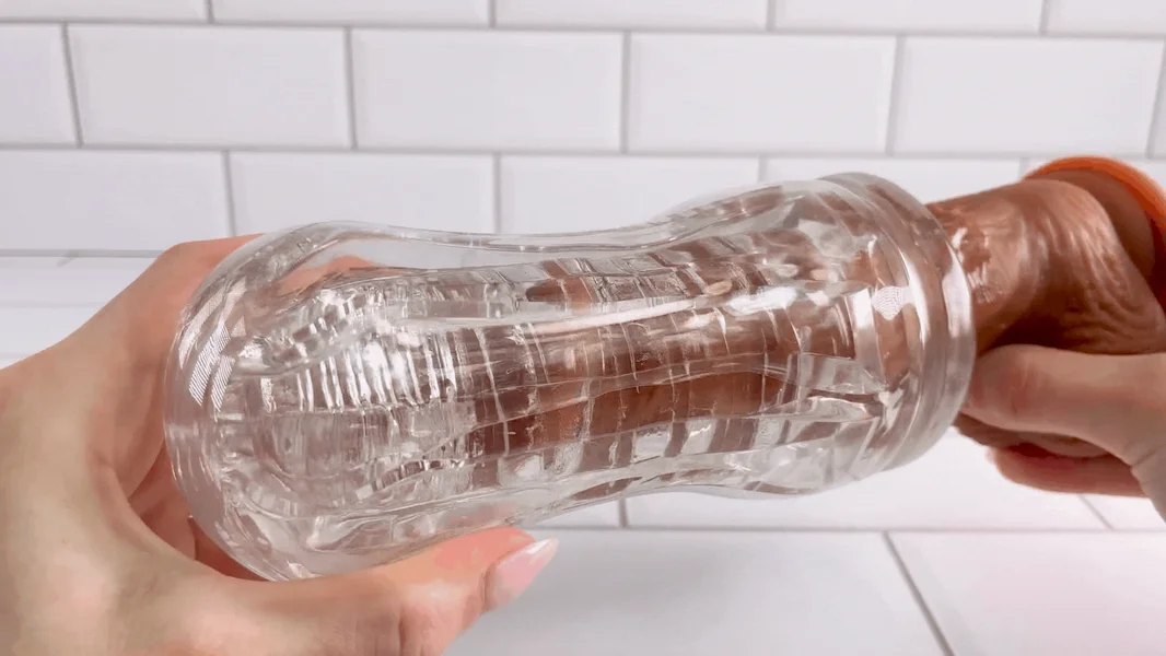See Through Me - Clear Sucking Masturbator with Pleasure Nubs — image 4 of 8