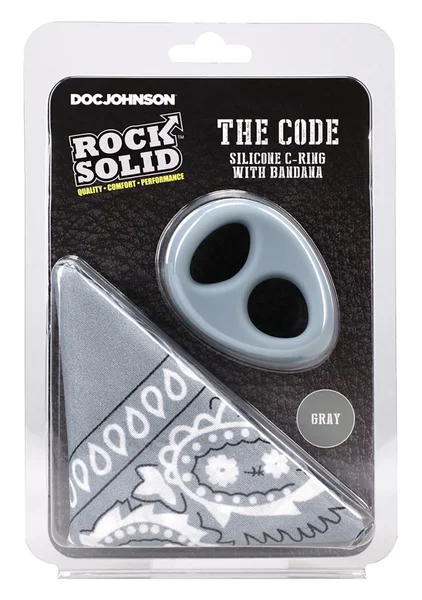 ROCK SOLID The Code - Silicone C-Ring with Bandana — image 4 of 20