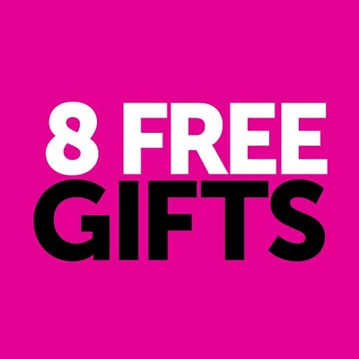 8 free gifts