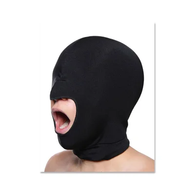 master series spandex hood with open mouth
