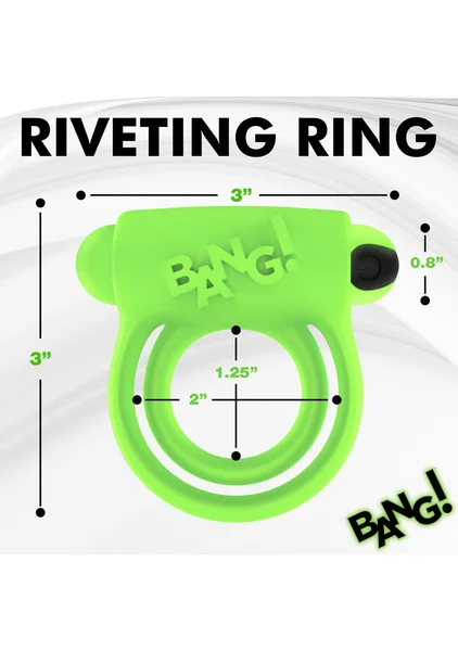 Bang! 28x Glow-in-the-Dark Cock Ring with Remote — image 8 of 9