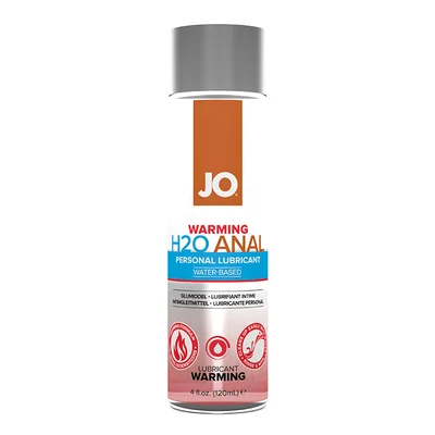 jo h2o warming anal lubricant 120ml 4oz