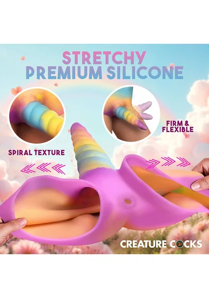 Creature Cocks Unicorn Silicone Strap-On — image 4 of 6