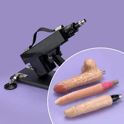 auto fuk extra dual dildo set