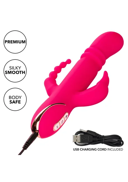 Jack Rabbit Signature Heated Silicone Triple Fantasy Rabbit — image 7 of 16