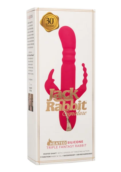 Jack Rabbit Signature Heated Silicone Triple Fantasy Rabbit — image 9 of 16