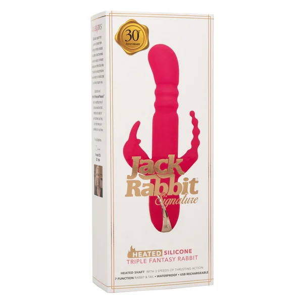Jack Rabbit Signature Heated Silicone Triple Fantasy Rabbit — image 12 of 16