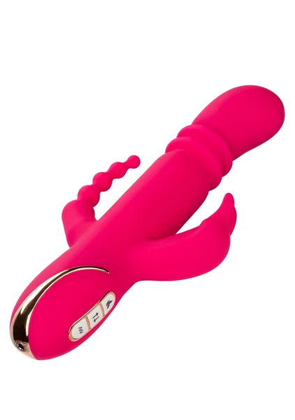 Jack Rabbit Signature Heated Silicone Triple Fantasy Rabbit — image 3 of 16