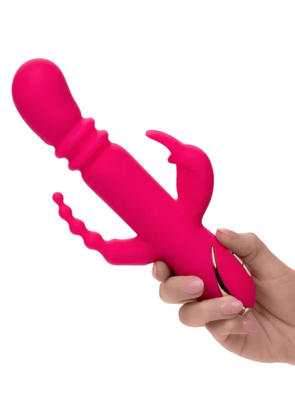 Jack Rabbit Signature Heated Silicone Triple Fantasy Rabbit — image 5 of 16
