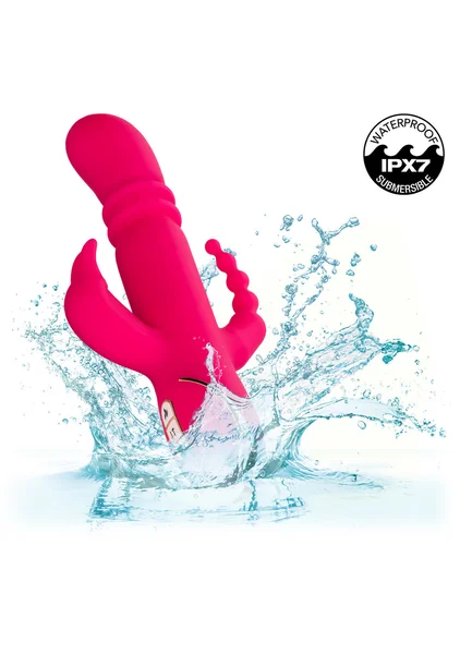 Jack Rabbit Signature Heated Silicone Triple Fantasy Rabbit — image 8 of 16