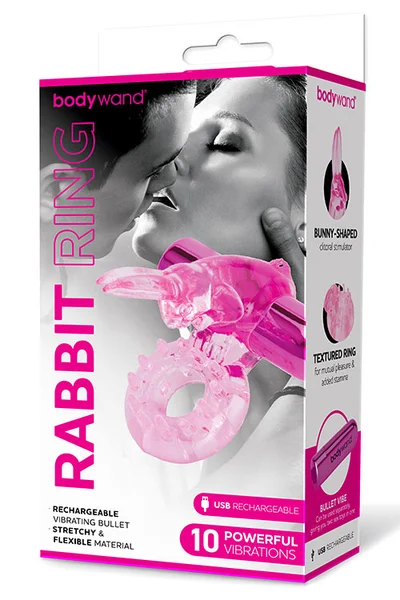 Bodywand Rabbit 2.5" Vibrating Couples Ring — image 10 of 15