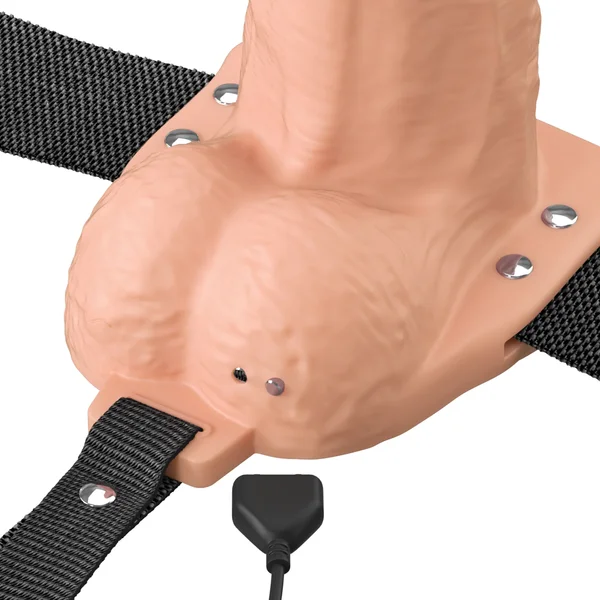 Fantasy X-Tensions Elite - Vibrating Hollow Silicone Strap-On — image 15 of 25