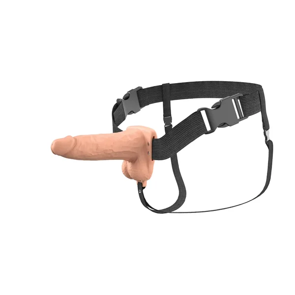 Fantasy X-Tensions Elite - Vibrating Hollow Silicone Strap-On — image 2 of 25