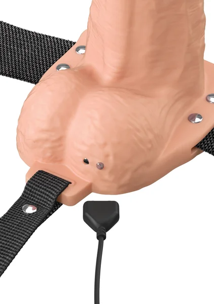 Fantasy X-Tensions Elite - Vibrating Hollow Silicone Strap-On — image 23 of 25