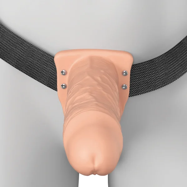 Fantasy X-Tensions Elite - Vibrating Hollow Silicone Strap-On — image 3 of 25
